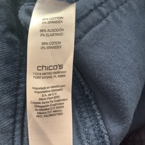 Chico’s stretch corduroy jeans size 2 - Picture 5 of 7